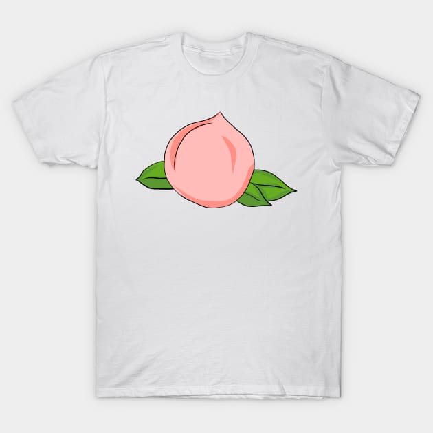 peach T-Shirt by ubercuties